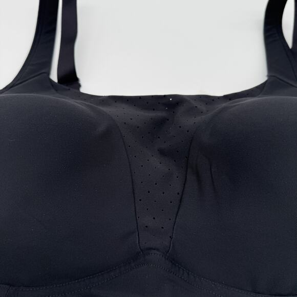 lululemon‎ Athletica Womens Bra 38DD Black RN# 106259 Mesh Center Excellent - Picture 2 of 10